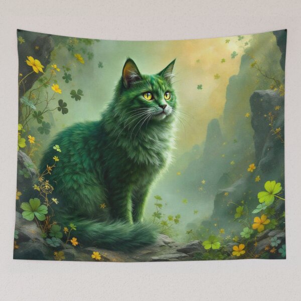 Item preview, Green Irish Cat designed and sold by Talpha.