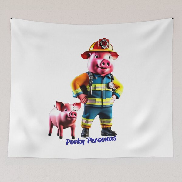 Artikelvorschau, Porky Personas Lustige Schweinefiguren entworfen und verkauft von Drone-tees.
