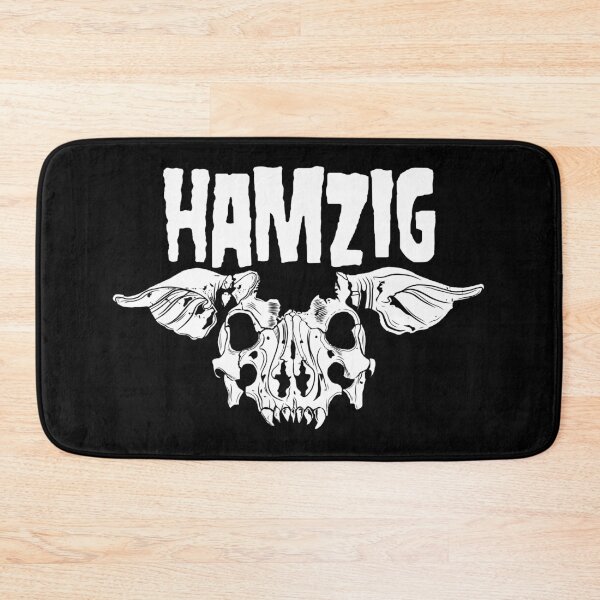 Item preview, "HAMZIG" Danzig-Inspired Pig Skull Design designed and sold by BestGoreMovies.