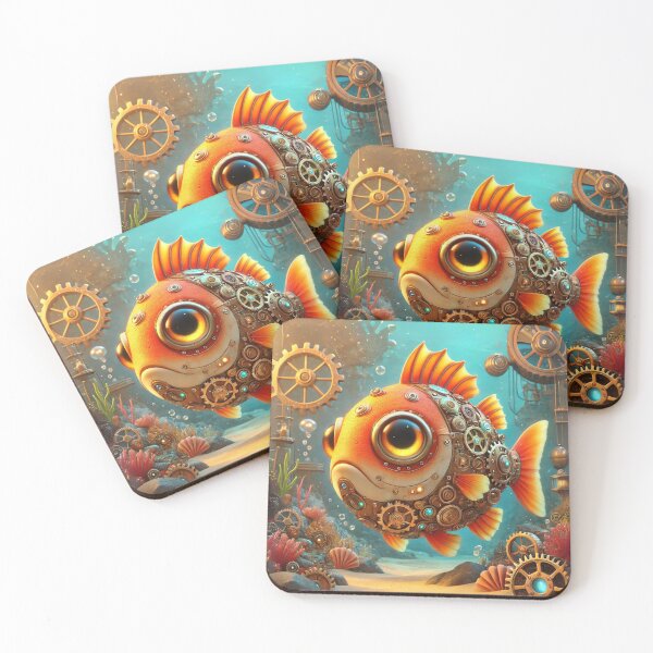 Item preview, Steampunk Goldfish designed and sold by Sillytoe.