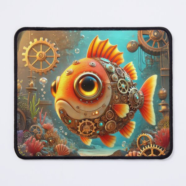 Item preview, Steampunk Goldfish designed and sold by Sillytoe.