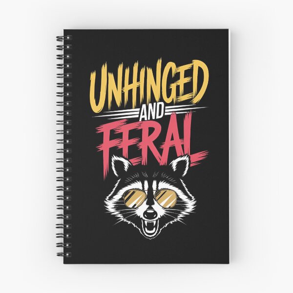 Item preview, Raccoon in sunglasses, unhinged and feral funny designed and sold by MadCatPrints.