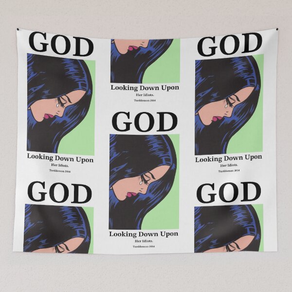 Item preview, God comic girl designed and sold by turddemon.
