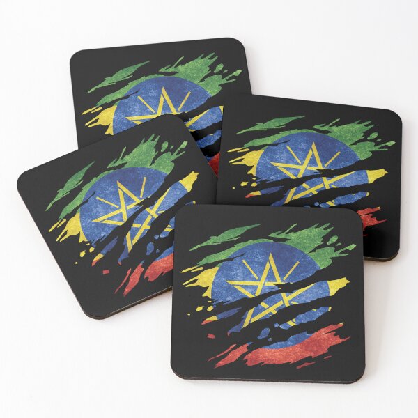 Item preview, Ethiopia - National Flag, Scratches, Cracks designed and sold by Mohja-Design.