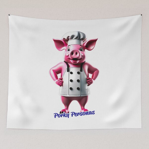 Artikelvorschau, Porky Personas Lustige Schweinefiguren entworfen und verkauft von Drone-tees.