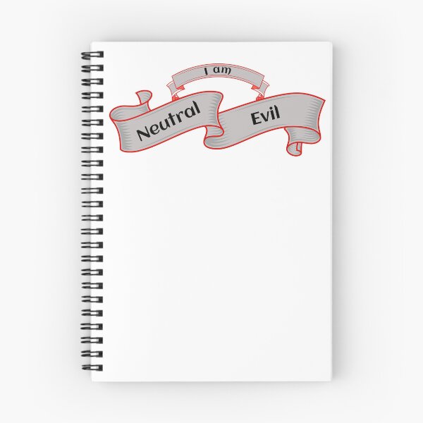 Item preview, Neutral Evil Alignment designed and sold by TeerifficTees4U.