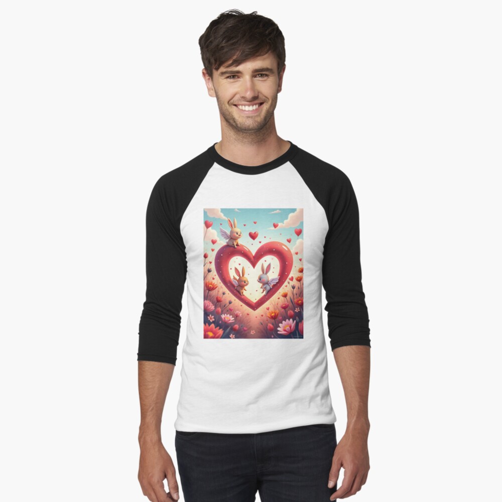 Item preview, Baseball ¾ Sleeve T-Shirt designed and sold by PlokGaming.