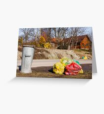 Earth day cleaning Greeting Card