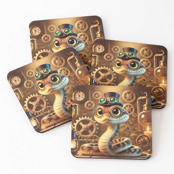 Item preview, Steampunk Timber Rattlesnake designed and sold by Sillytoe.