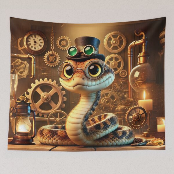 Item preview, Steampunk Timber Rattlesnake designed and sold by Sillytoe.