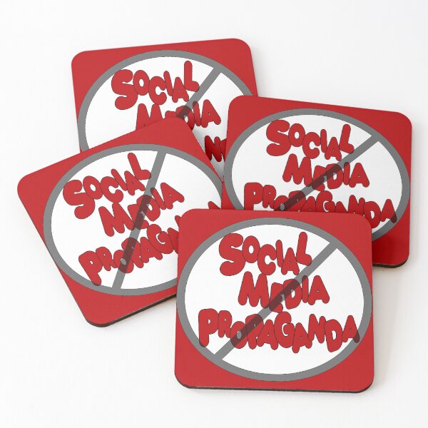 Item preview, Say NO to Social Media Propaganda designed and sold by maricablue.