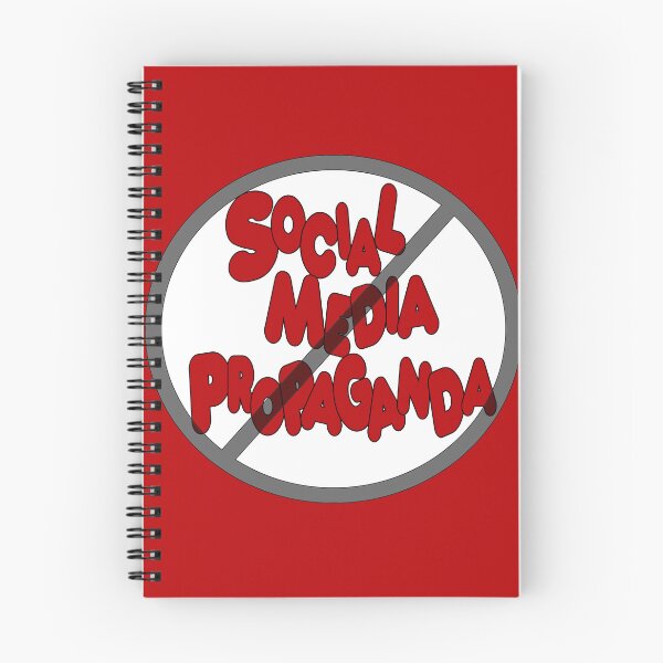 Item preview, Say NO to Social Media Propaganda designed and sold by maricablue.