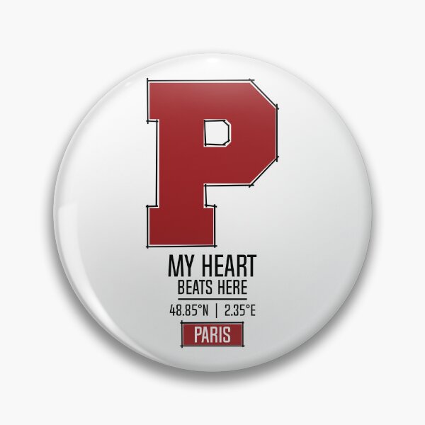Item preview, PARIS MY HEART BEATS HERE WHITE designed and sold by LMAGARMENTS.