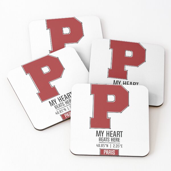 Item preview, PARIS MY HEART BEATS HERE WHITE designed and sold by LMAGARMENTS.