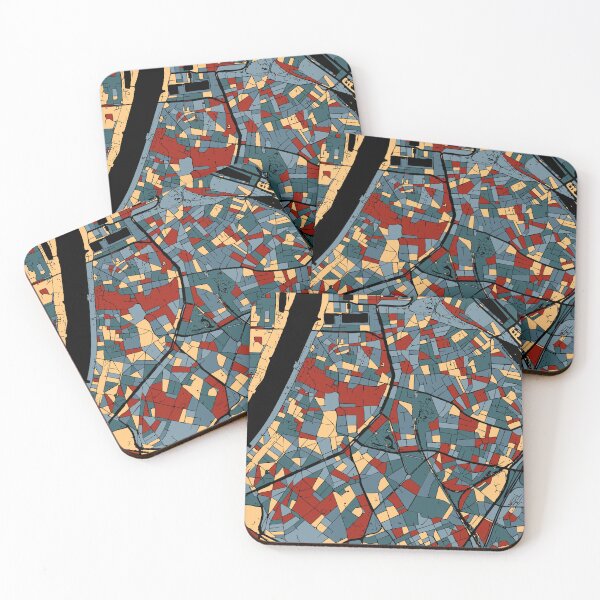 Item preview, Antwerp Antwerpen Earthtone City Map Travel Art designed and sold by Stadify.