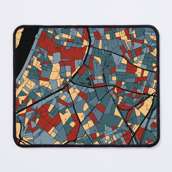 Item preview, Antwerp Antwerpen Earthtone City Map Travel Art designed and sold by Stadify.