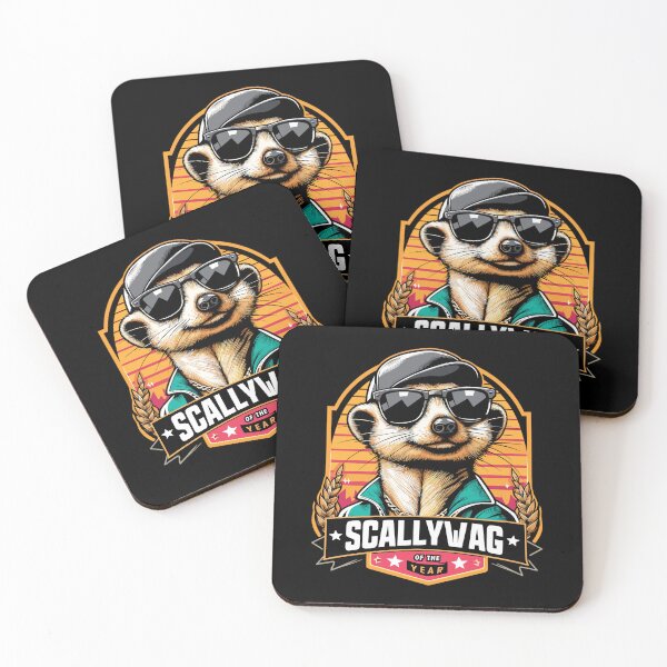 Item preview, Scallywag of the Year Meerkat Funny Gift designed and sold by Pineapple-Tree.