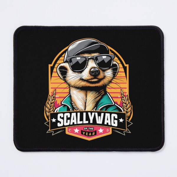 Item preview, Scallywag of the Year Meerkat Funny Gift designed and sold by Pineapple-Tree.
