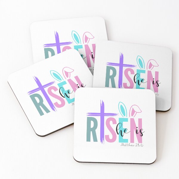 Item preview, Easter He is Risen with Bunny Ears  designed and sold by ZACK ART.