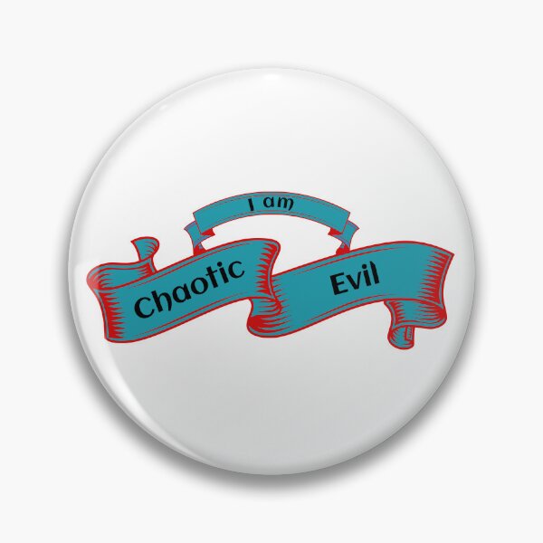 Item preview, Chaotic Evil Alignment designed and sold by TeerifficTees4U.