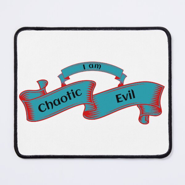 Item preview, Chaotic Evil Alignment designed and sold by TeerifficTees4U.