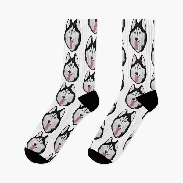 Item preview, Black and White Whooly Husky designed and sold by hollyporshaa.