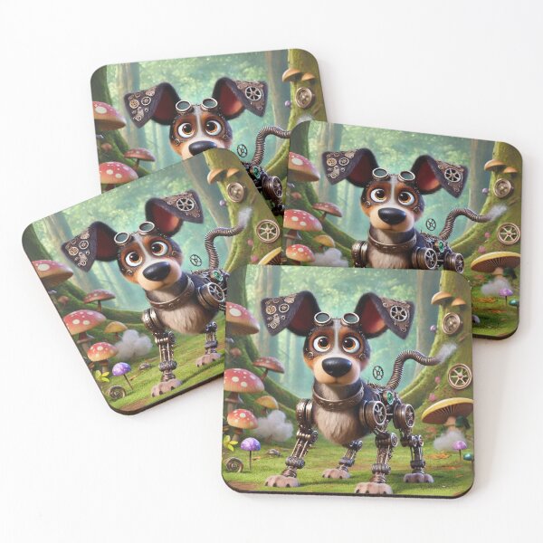 Item preview, Steampunk Treeing Tennessee Brindle designed and sold by Sillytoe.