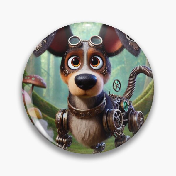 Item preview, Steampunk Treeing Tennessee Brindle designed and sold by Sillytoe.