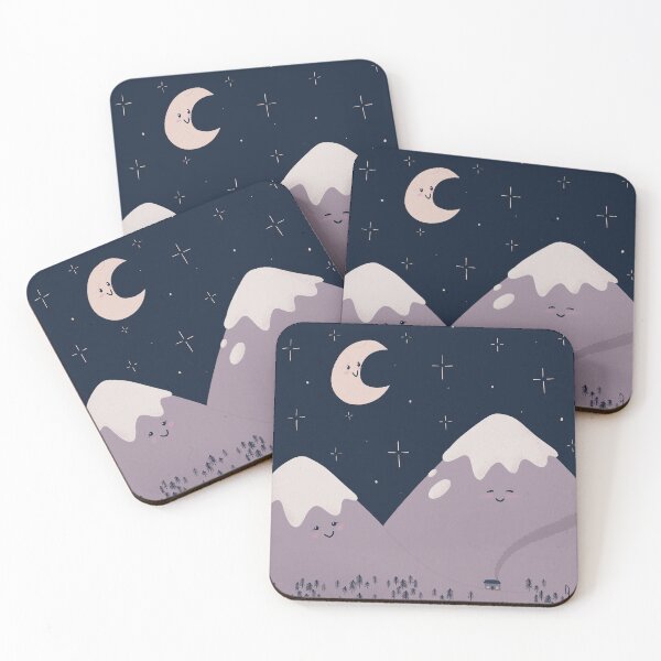 Item preview, Happy Mountainsides and Moon Pals designed and sold by illustrations by debs.