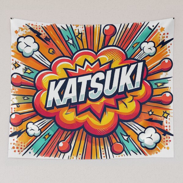 Artikelvorschau, Von der Cartoon-Explosion Katsuki inspiriertes Design entworfen und verkauft von gizem13.