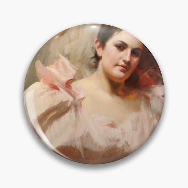 Item preview, Elegant Portrait: Frieda Schiff by Anders Zorn, 1894 - Classic Swedish Art designed and sold by HistoryOnWalls.