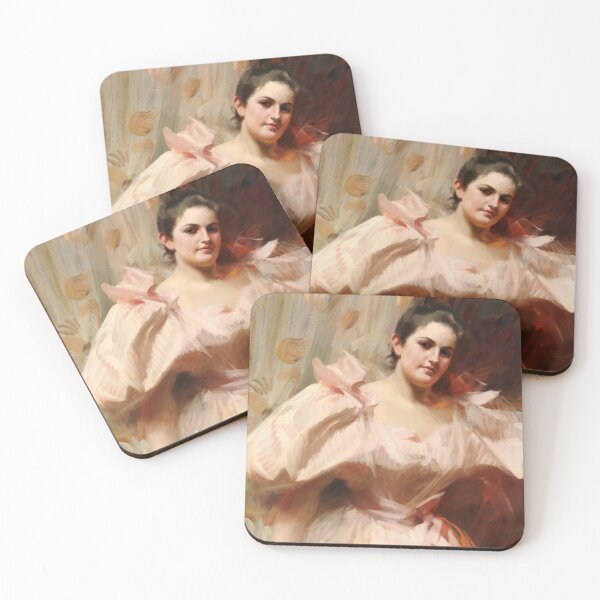 Item preview, Elegant Portrait: Frieda Schiff by Anders Zorn, 1894 - Classic Swedish Art designed and sold by HistoryOnWalls.