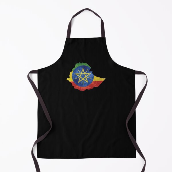 Item preview, Ethiopia - country border in national flag designed and sold by Mohja-Design.