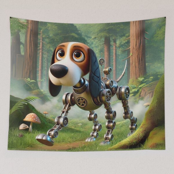 Item preview, Steampunk Treeing Walker Coonhound designed and sold by Sillytoe.