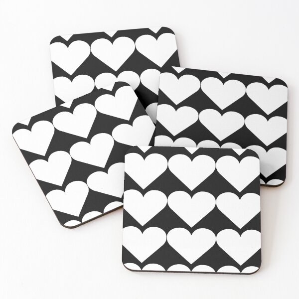 Item preview, White Hearts designed and sold by Clancy Rodgers.