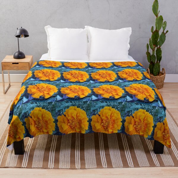 Item preview, Orange Marigold Flower designed and sold by Blissfully-MK.