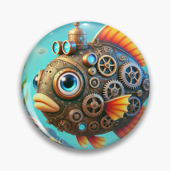 Item preview, Steampunk Triggerfish designed and sold by Sillytoe.