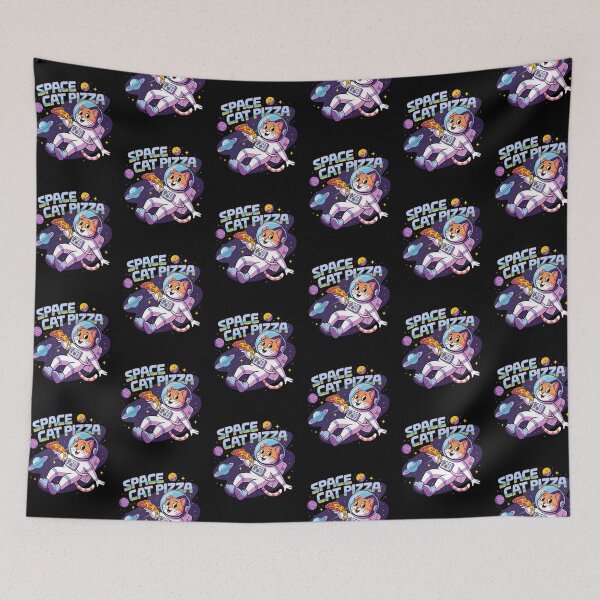 Item preview, Space Cat Pizza designed and sold by SignumShop.