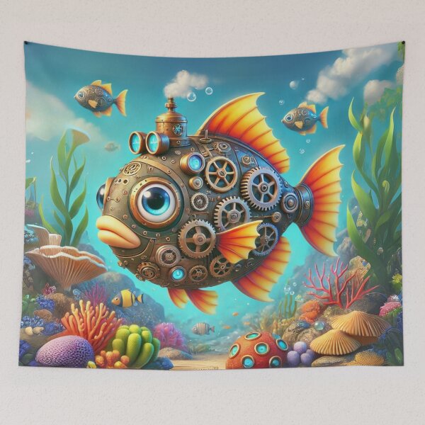 Item preview, Steampunk Triggerfish designed and sold by Sillytoe.
