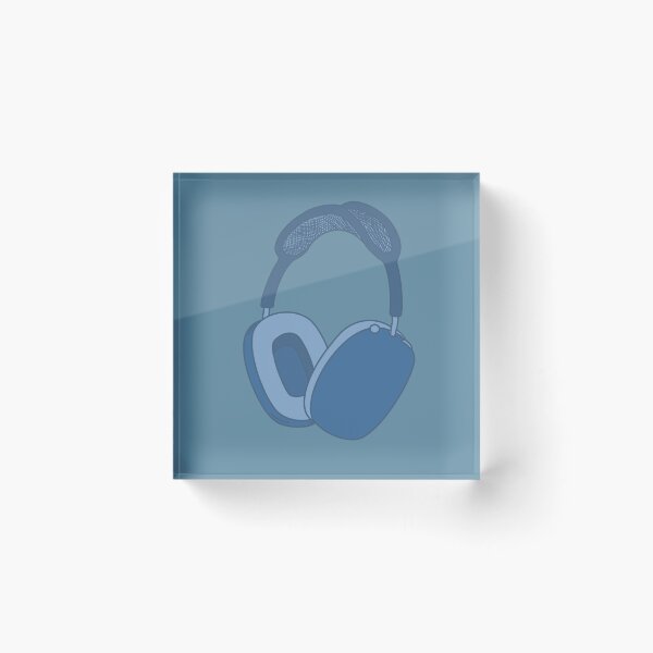 Item preview, Ocean Blue AirPods Max Headphones designed and sold by ElysiumStudios.