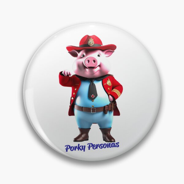 Item preview, Porky Personas Funny Pig Characters designed and sold by Drone-tees.