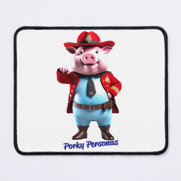 Item preview, Porky Personas Funny Pig Characters designed and sold by Drone-tees.