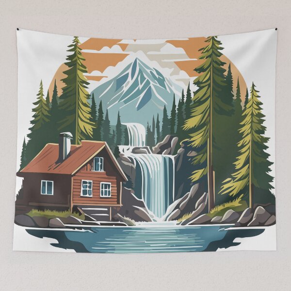 Item preview, Cozy Forest Retreat designed and sold by livvestudio.
