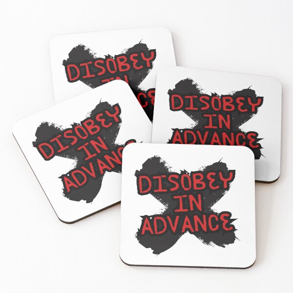 Item preview, Disobey in Advance red variant  designed and sold by Lunar009.