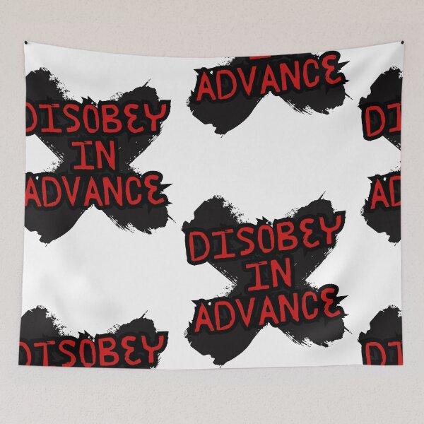 Item preview, Disobey in Advance red variant  designed and sold by Lunar009.
