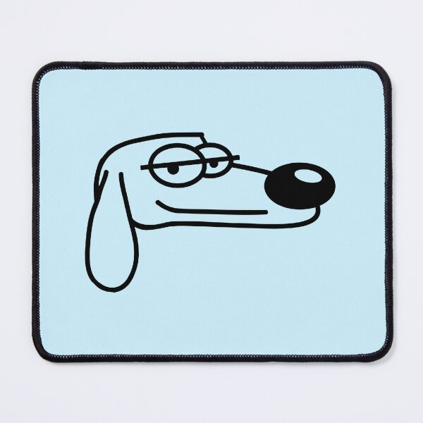 Item preview, Dog Looks Cool Face Relaxed Look Guy Chill Dude Comic Cartoon designed and sold by shirt-o-mat.
