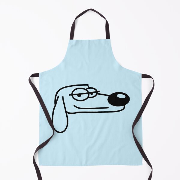 Item preview, Dog Looks Cool Face Relaxed Look Guy Chill Dude Comic Cartoon designed and sold by shirt-o-mat.