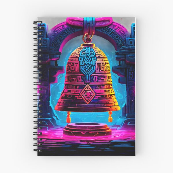 Artikelvorschau, Aztekische Neon-Portalglocke Neon Aztekenglocke entworfen und verkauft von SpectrumEssence.