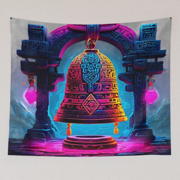 Item preview, Aztec Neon Portal Bell Aztec Neon Portal Bell designed and sold by SpectrumEssence.