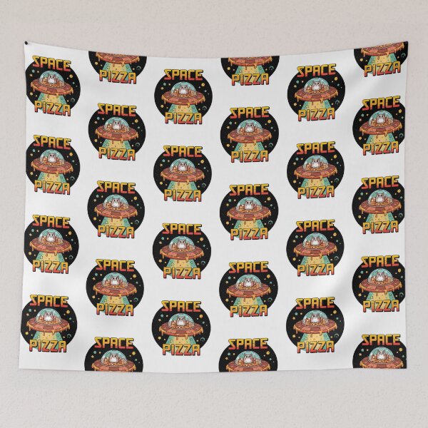 Item preview, Space Cat Pizza Ufo designed and sold by SignumShop.